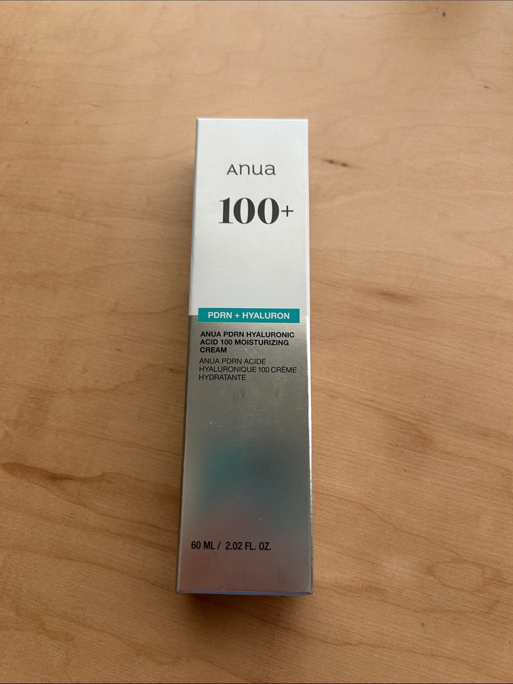 Anua 100+ PDRN + Hyaluron Hydrating Moisturizer — White and Silver